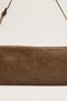 Thin strap baguette bag mink - 4