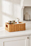 Washable Beige Pp Rattan Closet Laundry Children's Room Toy Organizer Storage Basket Organizer 30X20X11 - 2