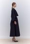 Abendbluse mit Perlendetails in Schwarz - 4