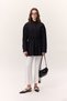 Tunic with Drawstring Detail Black - 2