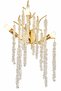 Dina Serip Gold Plated Modern Design Living Room Crystal Bedside Wall Sconce - 2