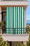 Balcony Curtain Enxboy Optional Eyelet Balcony Tarpaulin Green White Ty901-2