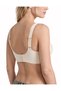 Women's Ultra Comfortable Molded Thick Strap Laser Cut Invisible Bra Ecru - 2399 - 4