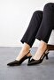 Women's Erica Heeled Shoes - Black-Patent Leather