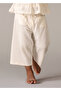 Baby Girl Crochet Pants Blouse Set Cream - 01515 - 3