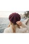 Soft Textured French Beret Winter Beret Women's Plush Painter Trend Style Hat - 3