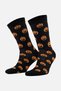 Men's Cotton Halloween Themed Socks Black