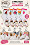 Xgri̇ Polo Meyve B Printed Cotton College Socks 5 Pairs