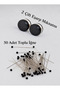 2 Pairs Scarf Magnets Shawl Turban Head Cover Magnets with 50 Pieces Bulk Needles Set