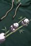Unisex Design Sweatshirt Panda Design Hooded Sweatshirt - 2