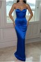 STRAPLESS SATIN DRESS - 2