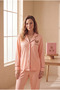 Women's Teddy Printed Premium Boxed Pajama Set - 3