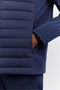 Men's Navy Blue Duck down Hooded Collar Water Repellent Comfort Fit Coat A62Y6187 - 4