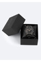 Men's Black Gift Boxed Metal Cord Wristwatch B009040 - 4