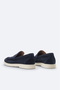 Men's Navy Blue 100% Suede Lightweight Loafer Shoes A61Y8010 - 3