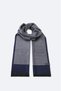 Men's Navy Blue Patterned Tassel Shawl A52Y9405