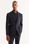 Men's Navy Blue Mono Collar Bi-Stretch Water Repellent Wrinkle-Resistant Blazer Comfort Slim Fit Jacket A52Y4009 - 5
