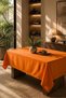 American Service, 130 X 230 Light Orange Tablecloth