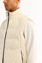 Men's Ecru Hooded Functional Dual-Use Water-Repellent Windproof Comfort Fit Seasonal Coat - 7