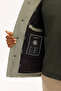 Men's Nile Green Detachable Hooded Fur Jacket 100% Goose down Water Repellent Windproof -10 Degrees - 5