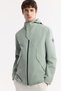 Men's Mint Green Hooded Water Repellent Windproof Seasonal Comfort Fit Coat A51Y6054 - 9