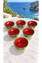 Karpuz 6-Piece Ceramic Handmade Bowl Set (Snack Bowl, Sauce Bowl) - 7