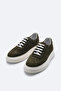 Men's Khaki 100% Suede Flexible Sole Lightweight Casual Shoes B008002 - 2