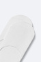 Men's White Cotton Ballerina Socks B 008557 - 2