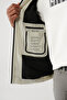 Men's Stone Stand Collar Reflector Printed Flexible Water Repellent Bi-Stretch Slim Comfort Fit Coat A41Y6023 - 5