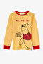 Girls' Red Winnie the Pooh Cotton Short Sleeve Pajama Set - 2