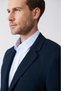 Men's Navy Blue Unlined Wool Blended Double Slit Jacket A31Y4009 - 2