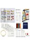 Embroidery Samples Book, Embroidery Starter Kit Blue, New Large Size Educational Embroidery Kit Pro Set - 6
