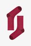 Berry Polka Dot Patterned Cotton 5 Pairs of Socks - 6