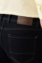 Men's Navy Blue Rinse Washed Flexible Cotton Berlin Slim Fit Jean Trousers A41Y3511 - 7
