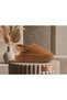 Women's Platform Tan Slippers with Fur Inside and Adjustable Velcro on the Back 9000-102 - 6