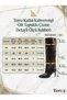 Terra Women's Brown Leather Pointed Toe Thin Heeled Bellows Below the Knee Boots - 6