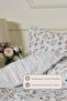 Lyra 100% Cotton Single Elastic Sheet Duvet Cover Set Green - 3