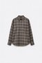 Brown Slone Plaid Shirt - 4