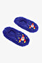 Cobalt Blue Boy's Space Planet Embroidered Non-Slip Sole Home Shoes - 2