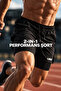 2-in-1 Men's Running Sport Quick Dry Gym Lightweight Shorts with Zipper Pockets - 3