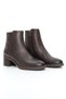 Genuine Leather Rubber Sole Zippered Women's Boots - B265969 - 3