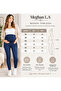 Maternity Jeggings Flexible Waistband Abdominal Support Cotton Lycra Denim Leggings - 4