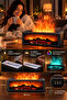Flame Effect Fireplace Appearance Aromatherapy Humidifier Led Steam Machine with Remote Control - 5