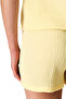 Pastel Yellow Sunny Day Muslin Cotton Shorts Pajama Set - 3