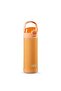 F422 Funtainer Children's Thermos with Straw 0.47L Orange