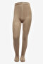 Girl's Pretty Rib Khaki 2-Piece Pantyhose - 5