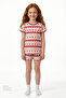 Girl's Red Berrylicious Short Sleeve 2-Piece Pajama Set - 4