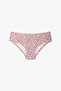Soft Violet Shawl Patterned 3-Piece Hipster Panties - 2