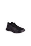 26104004 Black Genuine Leather Women's Zippered Wedge Sole Shoes - 2