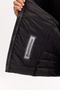 Men's Black Goose down Water Repellent Windproof Fabric Stand Collar Shiny Comfort Fit Puffer Coat B006015 - 5